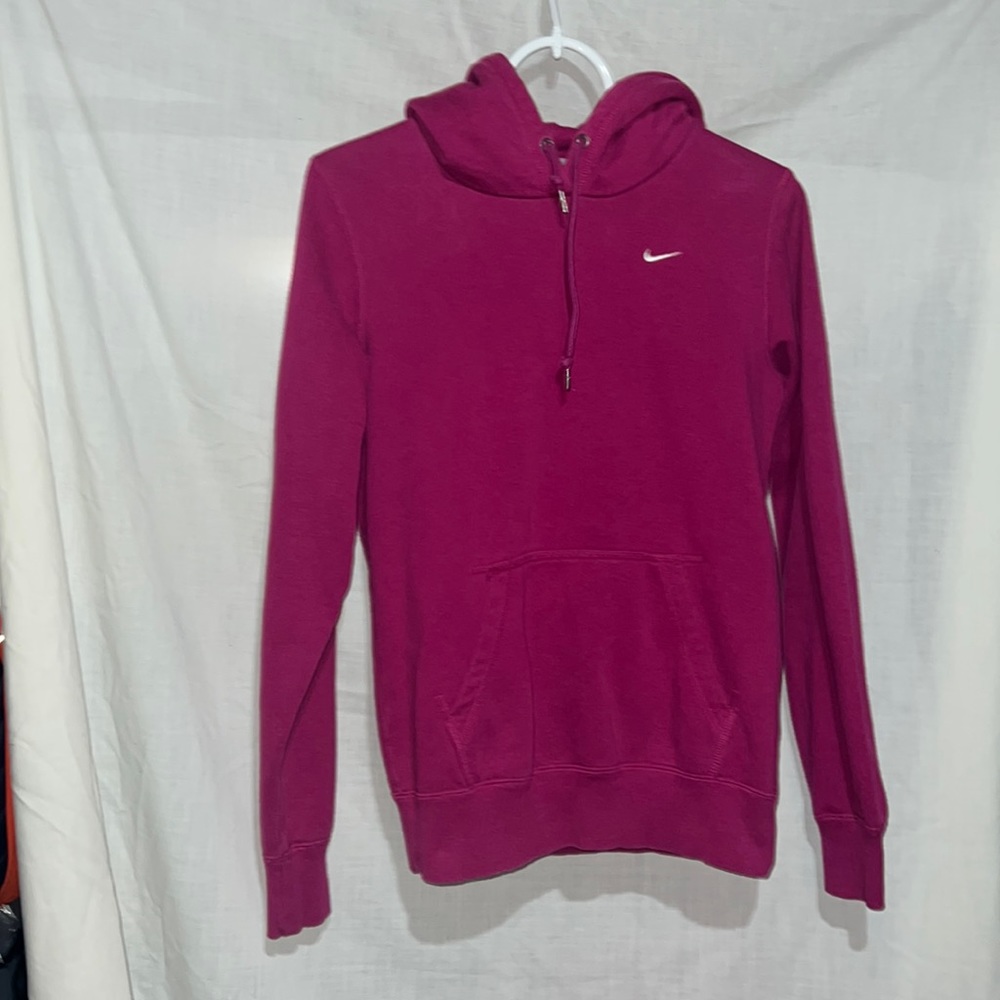 nike kids size small, fuchsia sweatshirt
